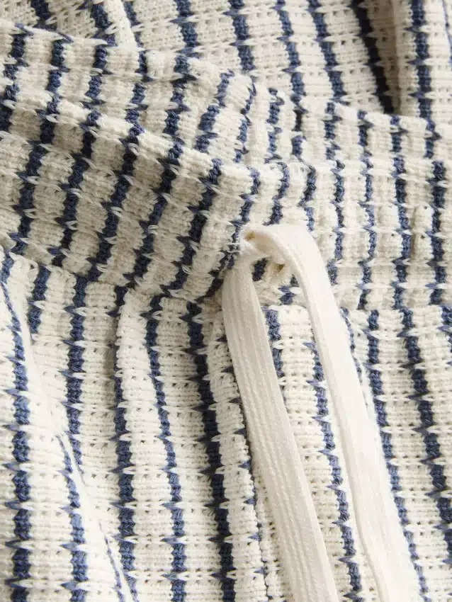 7-15yrs | stripe knit shirt and shorts set