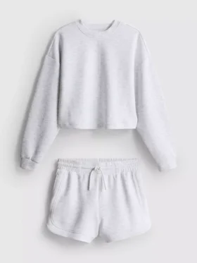 7-15yrs | sweatshirt and running shorts set