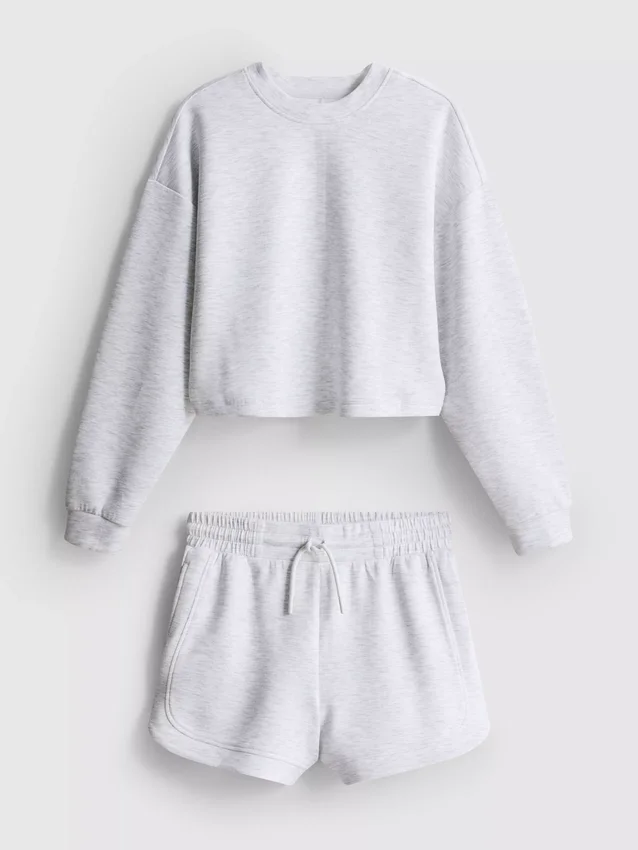 7-15yrs | sweatshirt and running shorts set