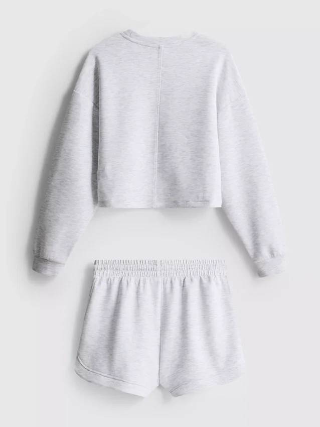 7-15yrs | sweatshirt and running shorts set