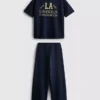 7-15yrs | t-shirt and wide-leg joggers set