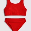 7-15yrs | textured bikini
