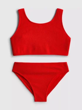 7-15yrs | textured bikini