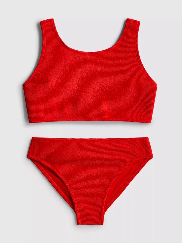 7-15yrs | textured bikini