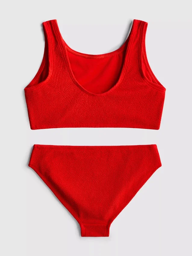 7-15yrs | textured bikini