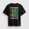 7-15yrs | textured flower graphic t-shirt
