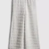 7-15yrs | textured wide-leg pants