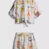 7-15yrs | tie detail shirt and shorts set