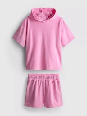 7-15yrs | towel hoodie and shorts set