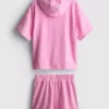 7-15yrs | towel hoodie and shorts set