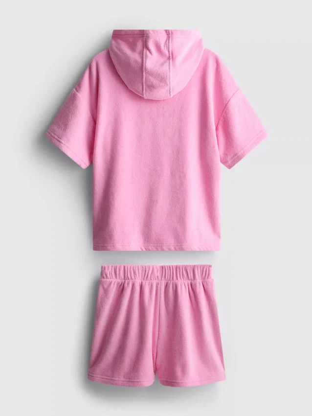 7-15yrs | towel hoodie and shorts set