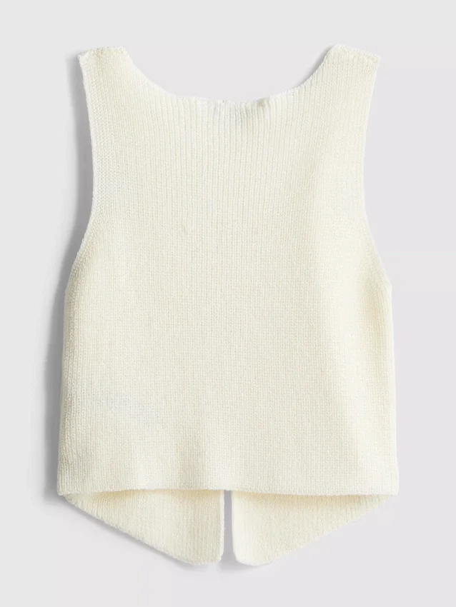7-15yrs | v-neck knit tank