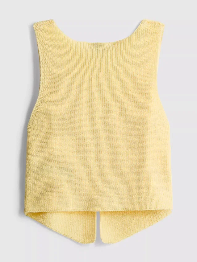 7-15yrs | v-neck knit tank