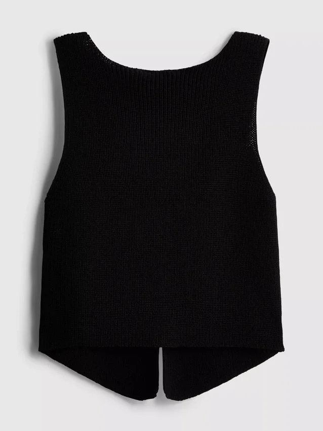 7-15yrs | v-neck knit tank