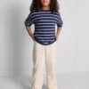 7-15yrs | waffle textured t-shirt