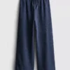 7-15yrs | wide leg crinkle pants