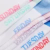 7-pack days of the week ankle socks