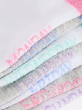 7-pack days of the week sneaker socks