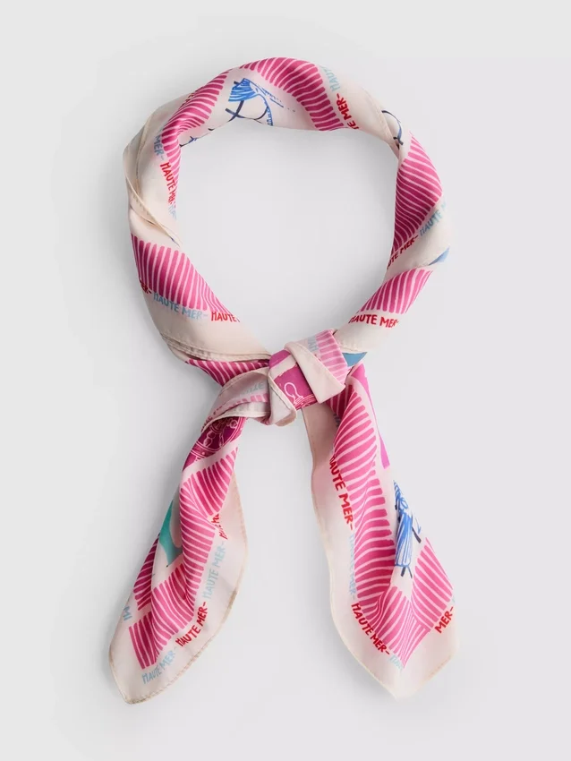 70 x 70 printed scarf