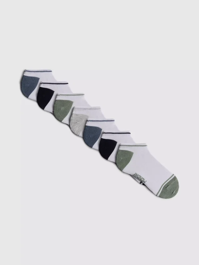 7pk days of the week sneaker socks