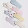 7pk fruit-pattern ankle socks