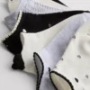 7pk heart sneaker socks