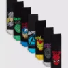 7pk marvel ankle socks