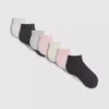 7pk mixed quarter crew socks