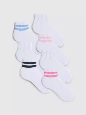 7pk quarter sports socks
