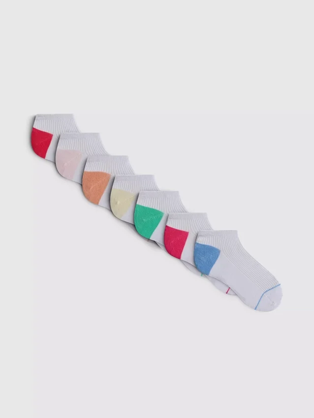 7pk sneaker socks