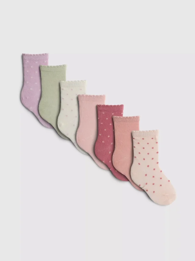 7pk spot socks
