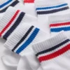 7pk stripe quarter socks