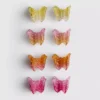8pk butterfly claw clips