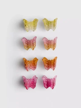 8pk butterfly claw clips