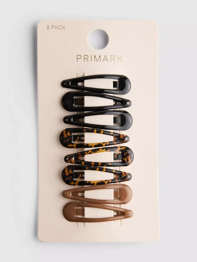 8pk hair clips