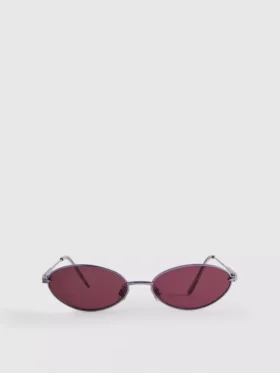 90s tinted oval sunglasses