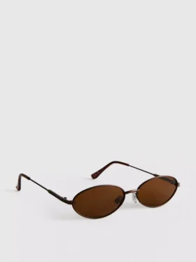 90s tinted oval sunglasses