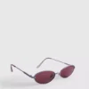 90s tinted oval sunglasses