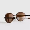 90s tinted oval sunglasses