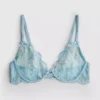A-e underwired sheer butterfly bra