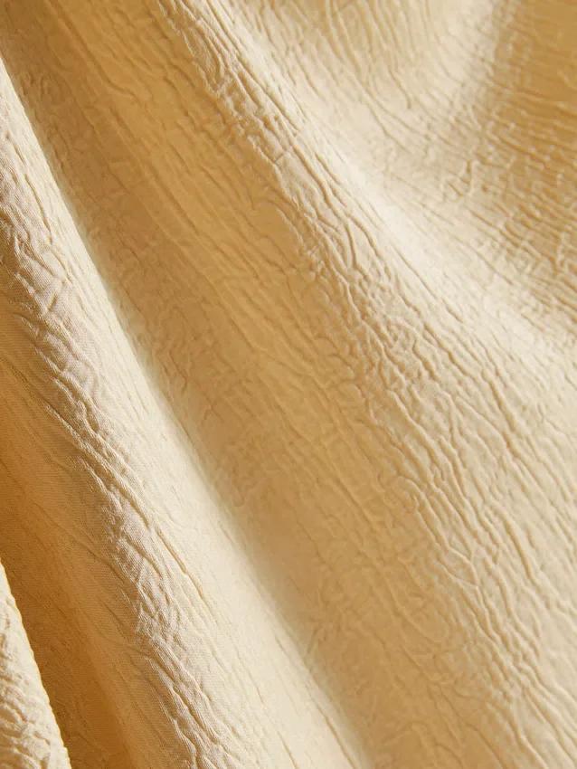 A-line satin maxi skirt