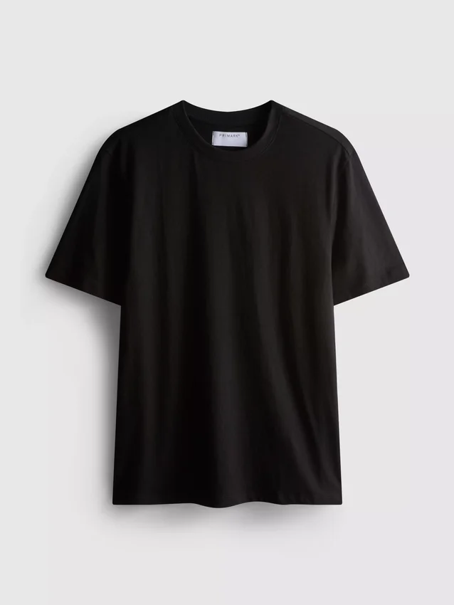 A regular-fit t-shirt with short sleeves and a crew neckline