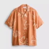 Abstract floral resort shirt