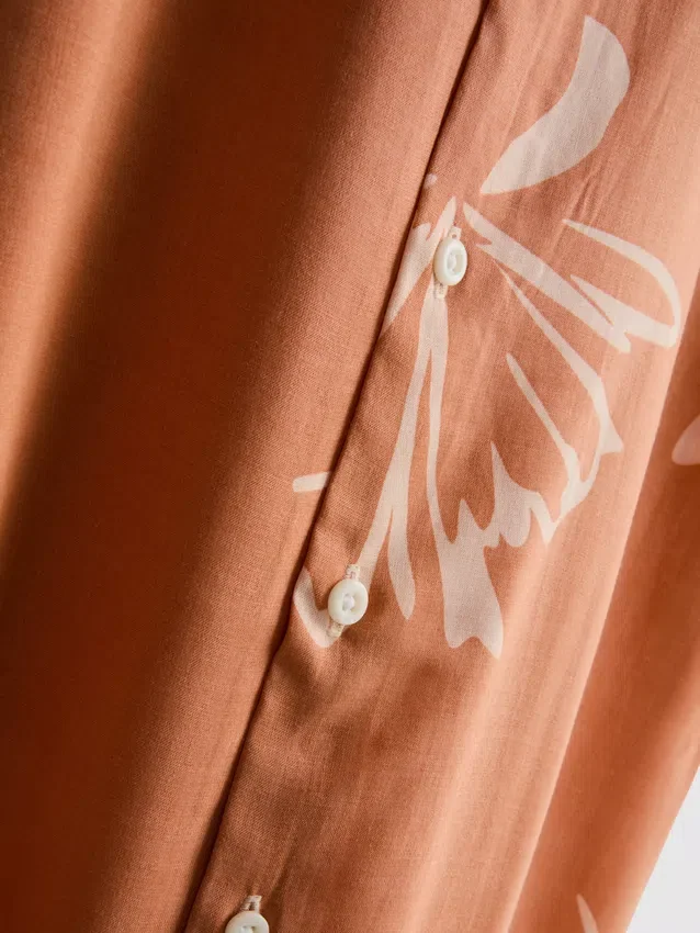 Abstract floral resort shirt