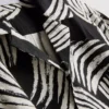 Abstract leaf short sleeve shirt