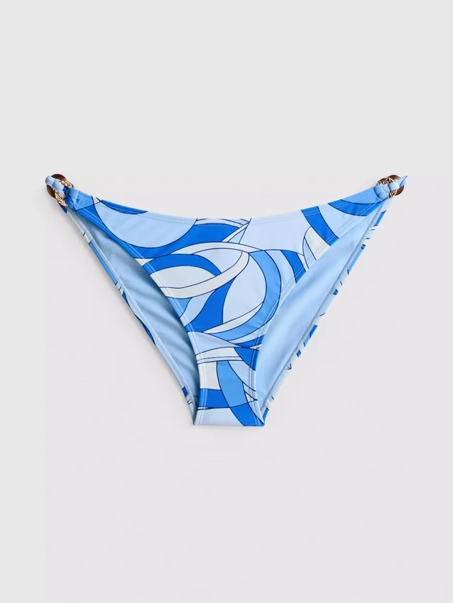 Abstract swirl bikini bottoms