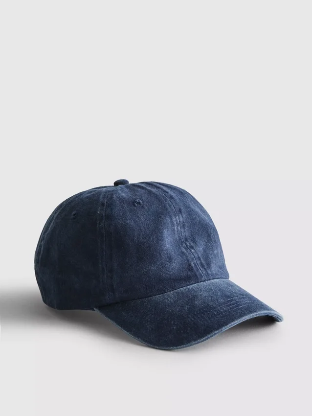 Acid wash baseball cap