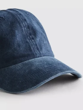 Acid wash baseball cap