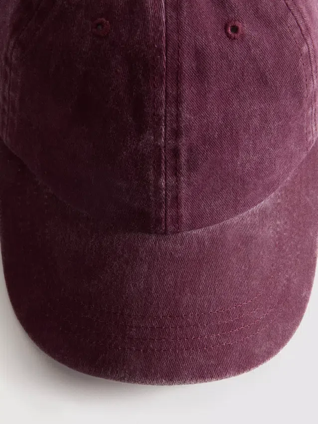 Acid wash baseball cap