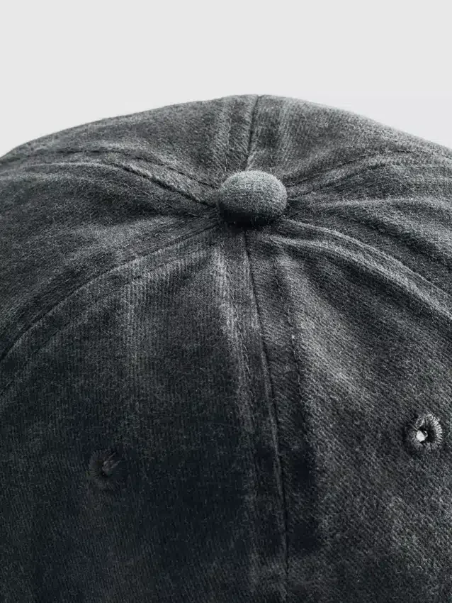 Acid wash baseball cap